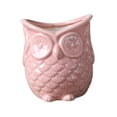 thumbnail image 3 of Maceta para plantas de interior, forma de búho, lindo estilo japonés, contenedor para decoración de interiores, oficina, hogar, balcón , No escuches rosa, 3 of 8