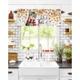 thumbnail image 6 of Valances for Windows, Hello Fall Funny Cute Cat Thanksgiving Maple Leaf Farmhouse Rod Pocket Short Window Valance Curtains Holiday Window Treatment for Kitchen Living Room Bathroom, 54"x18", 6 of 6