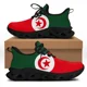 thumbnail image 1 of Zapatos planos informales con diseño de la bandera de Argelia para mujer, zapatillas de deporte a la moda con cordones, zapatos para caminar, calzado de playa para mujer, 1 of 6