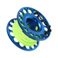thumbnail image 1 of Wosthever Carrete de buceo, carrete de dedo, gancho de doble extremo, línea de equipo de buceo verde fluorescente, pesca de seguridad Deportes acuáticos Azul, 1 of 6