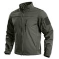 thumbnail image 3 of Hsovts Men Tactical Windproof Waterproof Softshell Jacket Hooded Fleece Lined Military Coat Outdoor Hiking Fall Winter Jackets Gray 3xL, 3 of 4