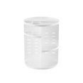thumbnail image 2 of 360 Degree Rotating Cosmetic Case Holder Storage Box Skincare Plastic Makeup Organizer Box Table Detachable DIY Shelf for Bathroom White, 2 of 8