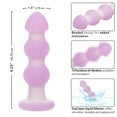 thumbnail image 2 of Lavender Haze Beaded Anal Probe - Lavender/White, 2 of 8