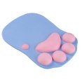 thumbnail image 1 of Tapis de Souris Patte de Chat avec Coussin de Poignet en Silicone Doux Ergonomique Design Mignon, 1 of 5