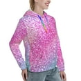 thumbnail image 6 of Fotbe Fun Rainbow Pattern Womens Long Sleeve Hoodie, Pullover Hooded Sweatshirt, Kangaroo Pocket Hoodie with Eye-catching Drawstrings-XX-Large, 6 of 7