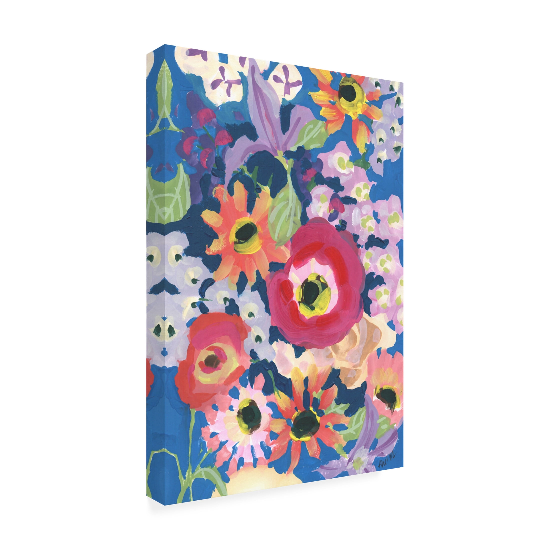 Trademark Fine Art Ania Zwara Viva MAgenta Poppy Canvas Wall Art