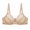 Khaki, variant on Womens Plus Bra Double Underwire Underwear