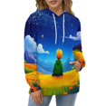 thumbnail image 4 of Dreamer Under The Starry Sky-2 3D Print Hoodie Men Women Autumn Thin Pullover Sweatshirt Vintage Streetwear Tops, 4 of 6