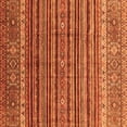 thumbnail image 1 of Ahgly Company Indoor Square Abstract Orange Modern Area Rugs, 4' Square, 1 of 4