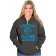 thumbnail image 3 of I Paused My GAME to be Here Zip Up Hoodie Men's Women's Brisco Brands S, 3 of 6