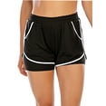 thumbnail image 1 of Women's Activewear Running Bike Shorts Double Layer Quick-Dry Short with Pockets, 1 of 7