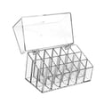 thumbnail image 3 of Lipstick Organizer,lipstick organizer storage holder tray with Lid,Lipstick Holder Holder Organizer,Lipstick Organizer Storage Stands Box 18 Slots,Make Up Organizer Display Case 18, 3 of 8