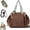 Coffee, variant on Essential Tote, 2026new Multifunctional Travel Organizer Bag for Ladies, Lightweight Tote Bag with 15 Compartments,as Crossbody/Shoulder Bag (Black)