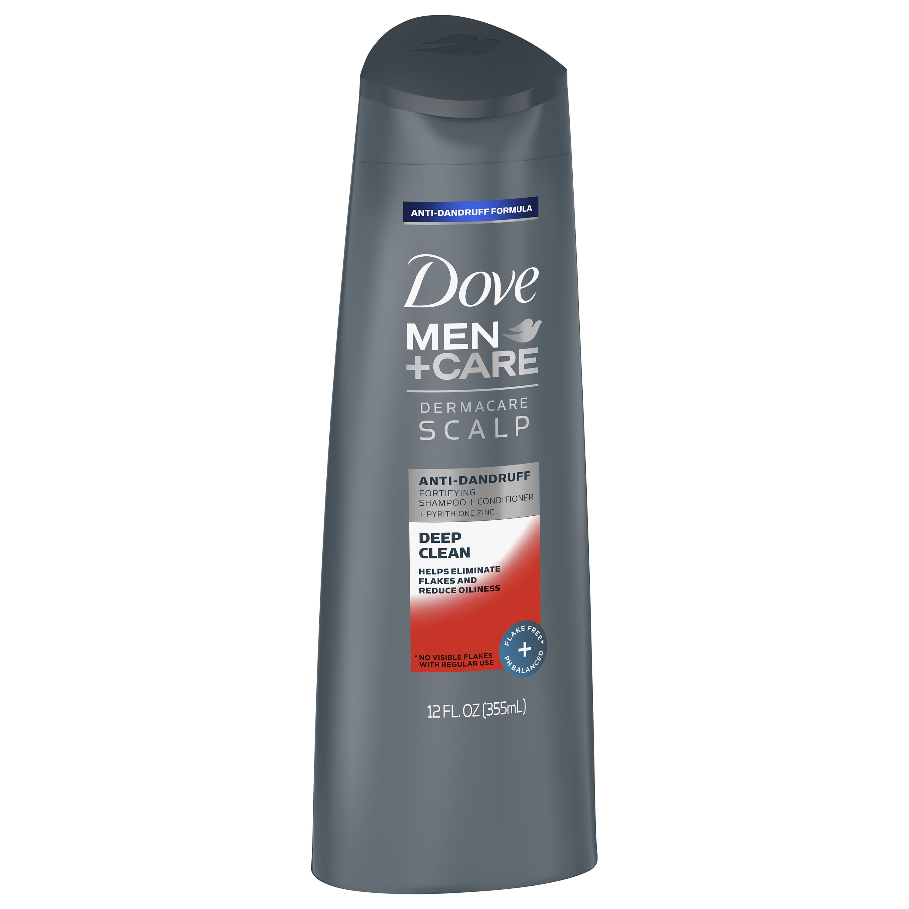 Dove Men+Care Dermacare Scalp Dandruff Relief Moisturizing 2 in 1 Shampoo Plus Conditioner, 12 fl oz