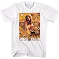 thumbnail image 1 of Janis Joplin Drawn Over Pic White Adult T-Shirt 5Xl, 1 of 2
