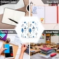 thumbnail image 6 of FORMRS 1-Subject Spiral Notebook 8" x 5" College Ruled 60 Refillable Sheet A5 Hard Cover, Simple Cartoon Snowmen, 6 of 7