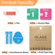 thumbnail image 3 of Uxcell 4pcs Protector de Pantalla de Vidrio para Reloj 31.5mm 9H Vidrio Templado HD Claro Borde Curvado Anti-Rasguños Impermeable Ronda Carátula de Reloj Inteligente Película Protectora con Accesorios, 3 of 7