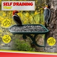 thumbnail image 4 of Outdoors Bird Feeder - Tray for Wild Birds and Squirrels for Outside - Cardinal, Finch, Thistle Bird, Woodpecker, Bluebird and More - Outdoor Feeding Station for Garden and Yard - Heavy Duty Platform, 4 of 6