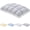 Gray, variant on Comfortable Breathable Cloud Sleeping Pillow, Soft Quilted Cooling Pillow with Machine Washable Cover for Side & Back Sleepers