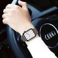 thumbnail image 4 of LEIXIUER Compatible with Apple Watch Leather Band 45mm 44mm 40mm 49mm 41mm 38mm 42mm for Adjustable Calfskin Leather Watch Stap Quick Release Wristbands for iWatch Series Ultra SE 8 7 6 5 4 3 2 1, 4 of 5