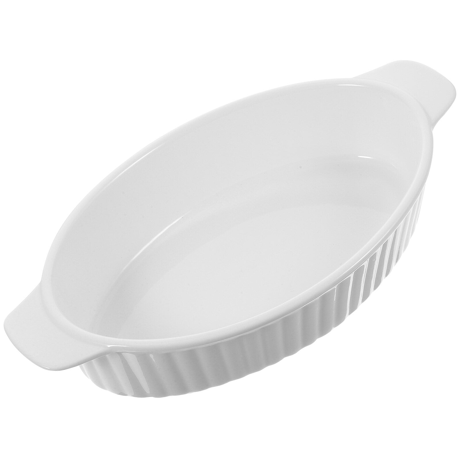 Baking Ceramic Dish Pan Plate Bowls Soup Gratin Porcelain Food Tray