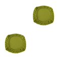 thumbnail image 2 of Funda para silla Naiovety elástica asiento protector hogar universal 2piezas amarillo, 2 of 6