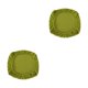 thumbnail image 4 of Injueey Funda para silla Funda elástica Asiento elástico Protección contra la computadora Anti-sucio Sólido Hogar de negocios Sillón Amarillo/Alfombrilla de asiento 2piezas, 4 of 6