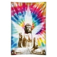 thumbnail image 1 of Tie Dyed Buddha Serenity Home Business Office Sign, 1 of 4