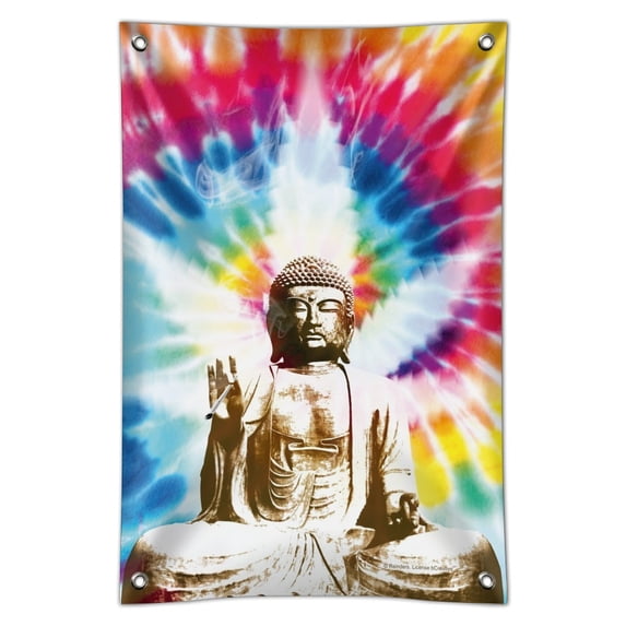Tie Dyed Buddha Serenity Home Business Office Sign