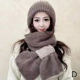 thumbnail image 4 of Integrated Ear Protection Windproof Scarf Knitting Thick Warm Ear Guard Winter Windproof Siamese Set Hat Hat Scarf, 4 of 9