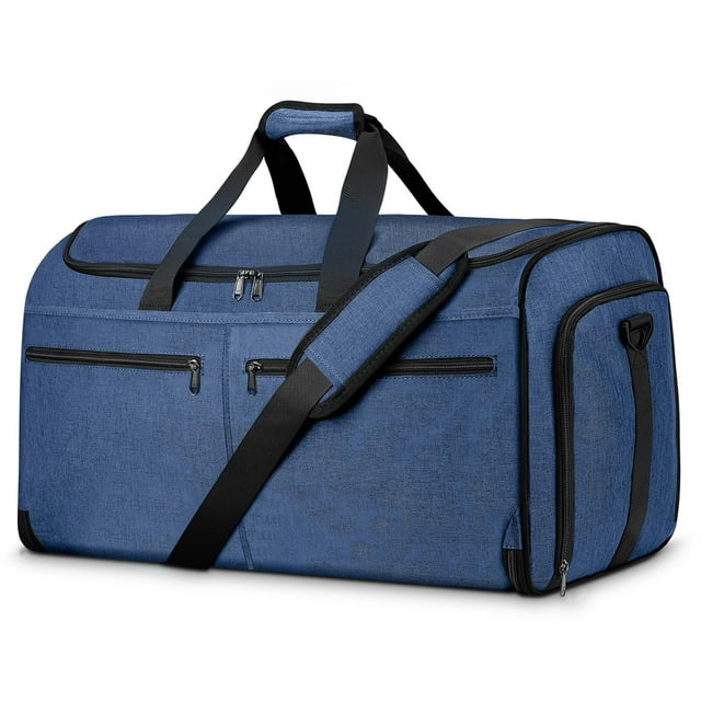 Bolsa porta trajes convertible Bukere para viaje, azul, 55L