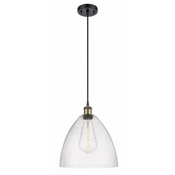 Innovations Lighting - Bristol Glass - 1 Light Cord Hung Mini Pendant In