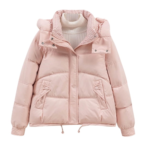 Parkas de manga larga para mujer, chaqueta informal de algodón con capucha y mangas largas de colores.