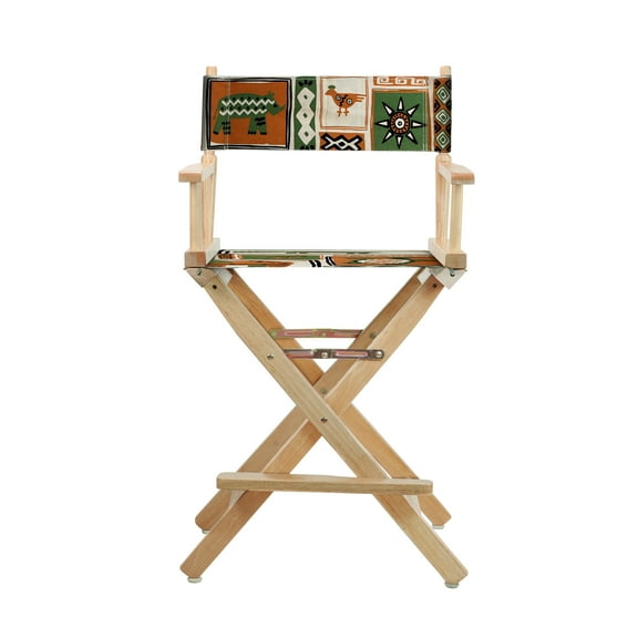 24" Director's Chair Natural Frame-Congo BongoNatural