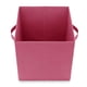 thumbnail image 4 of Set de 6 cubos de almacenamiento Casafield, tela plegable, color rosa intenso, 4 of 8
