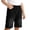 Black, variant on Cethrio Boys Denim Shorts Size 10-12, School Summer Elastic Waist Relaxed Fit Kids Jean Shorts Blue Size 10