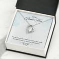 thumbnail image 3 of To Step Mom Bonus Mom Choose to Have Me Forever Necklace w Message Card, 3 of 20