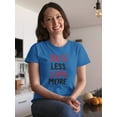 thumbnail image 2 of "Hate Less. Love More" Medium Front Black And Red Quote Women T-Shirt, Female Medium, 2 of 4