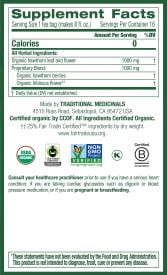 (4 pack) Traditional Medicinals, Organic, Hawthorn & Hibiscus, Tea Bags, 16 Ct