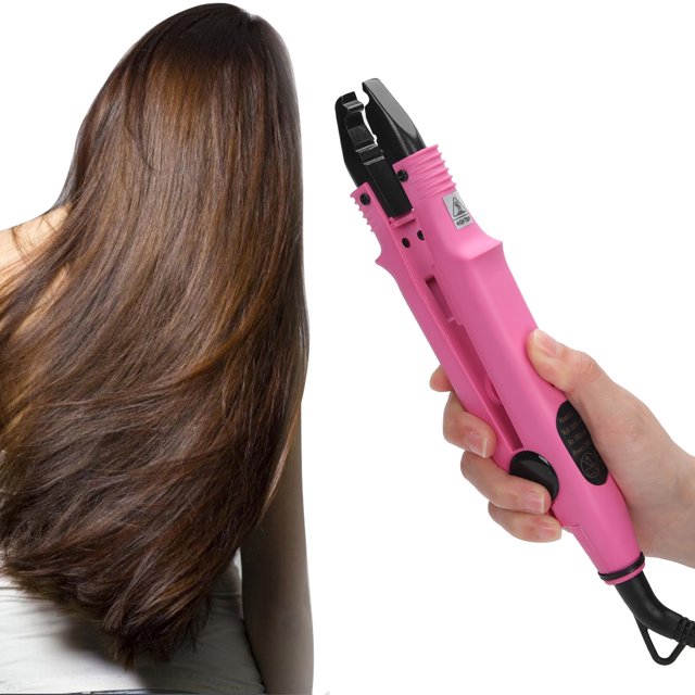 Conector De Pelos, Fácil De Usar, 110-240 V, Temperatura Constante, 2,5 Metros, Cable, Extensión De Cabello, Plancha Para Peinar
