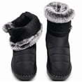 thumbnail image 3 of Women's Snow Boots | Waterproof Faux Fur Lined | Warm Cozy Winter Booties | Anti-Slip Sole | Stylish Outdoor Shoes, 3 of 9