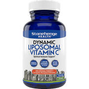 Stonehenge Health Liposomal Vitamin C 1500mg, Non-GMO Sunflower Lecithin, High Absorption, Fat-Soluble, Supports Immune System, Dietary Supplement, 90 Capsules