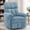 Airy Blue, variant on Korser Small Recliners for Small Spaces,Swivel Rocker Recliner Chair with Side Pockets for Living Room,Orange