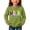 Green, variant on Mercatoo Toddler Baby Girl Boy M𝐚rdi Gr𝐚s Outfit Letter Sweatshirt Long Sleeve Shirt Tops Spring Fall Clothes C𝐚rnival Loose Top