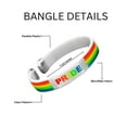 thumbnail image 2 of PRIDE Rainbow Bangle Bracelets, 2 of 3