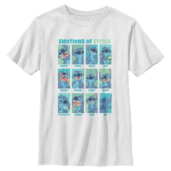 Boys Lilo & Stitch Emotions of 626 T Shirt