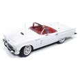 thumbnail image 4 of Autoworld AMM1089 1 by 18 Scale Diecast 1957 Ford Thunderbird Convertible White 2016 Christmas Edition Issue3 to & Numbered Chassis Model Car, 1002 Piece, 4 of 4