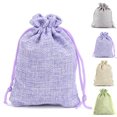 thumbnail image 2 of 2pcs Gift Necklace Bracelets Linen Jewelry Packaging Drawstring Storage Bags Jewelry Packaging Pouch Small Cosmetic Case, 2 of 7