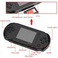 thumbnail image 2 of Pxp3 Slim Station Reproductor De Juegos Portátil De 16 Bits Consola De Videojuegos Con 2 Tarjetas De Juegos Monstrate EL008075-00, 2 of 6