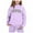 Purple, variant on FAOWME Child Toddler Boys Girls Long Sleeve Solid Color Warm Hoodie Pullover Tops Pants Kids Outfits Sweat Suits Tracksuits Hot Pink 2-3 Years